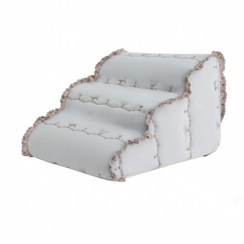 Upholstered dog ramp with - dog,