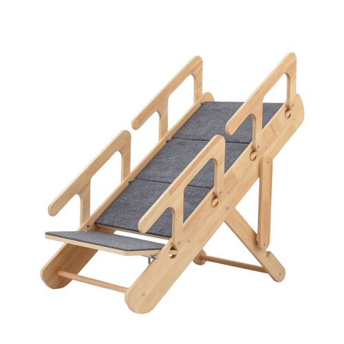 Adjustable dog stairs with - adjustable,