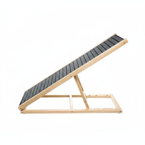 Wooden dog ramp - wooden, adjustable